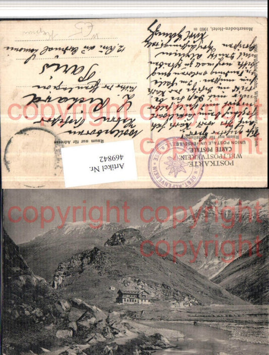 469842,Moserboden-Hotel b. Kaprun Bergkulisse