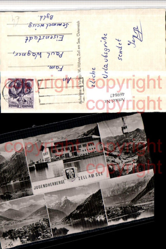 469847,Zell am See Totale Jugendherberge Seilbahn Mehrbildkarte