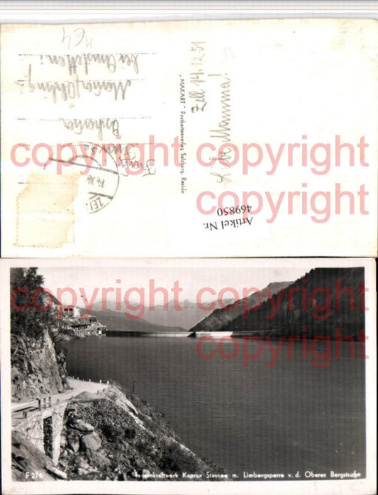 469850,Kraftwerk Kaprun Stausee m. Limbergsperre Talsperre Bergkulisse