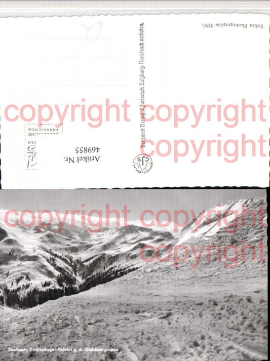 469855,Saalbach Zwölferkogel Abfahrt Bergkulisse Winterbild