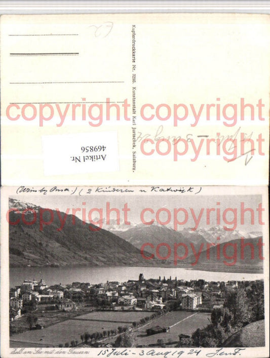 469856,Zell am See Totale m. Tauern Bergkulisse