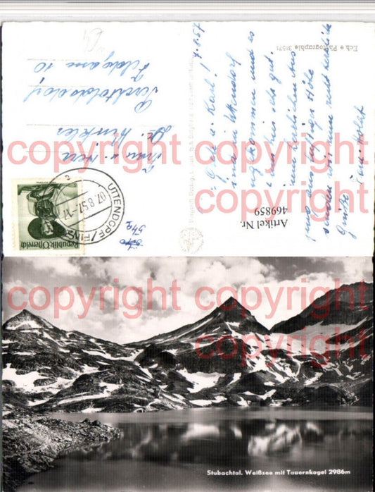 469859,Stubachtal Weißsee See b. Uttendorf Bergkulisse