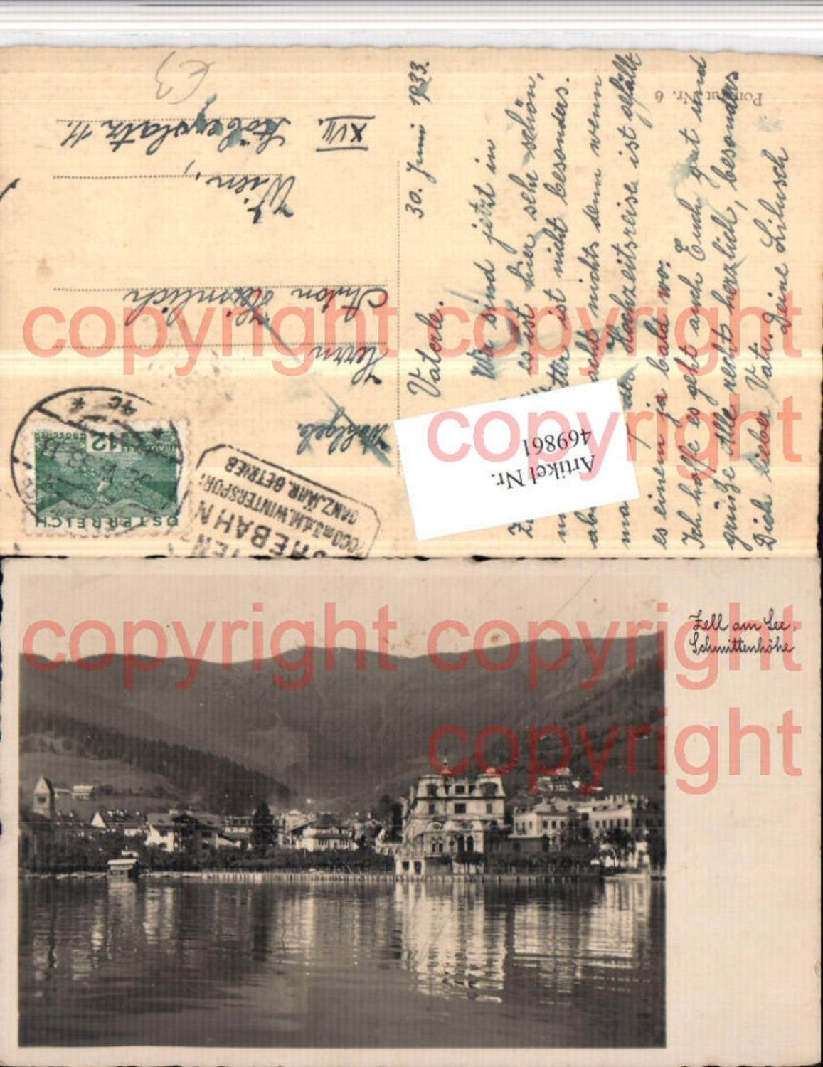 469861,Zell am See Teilansicht m. Schmittenhöhe