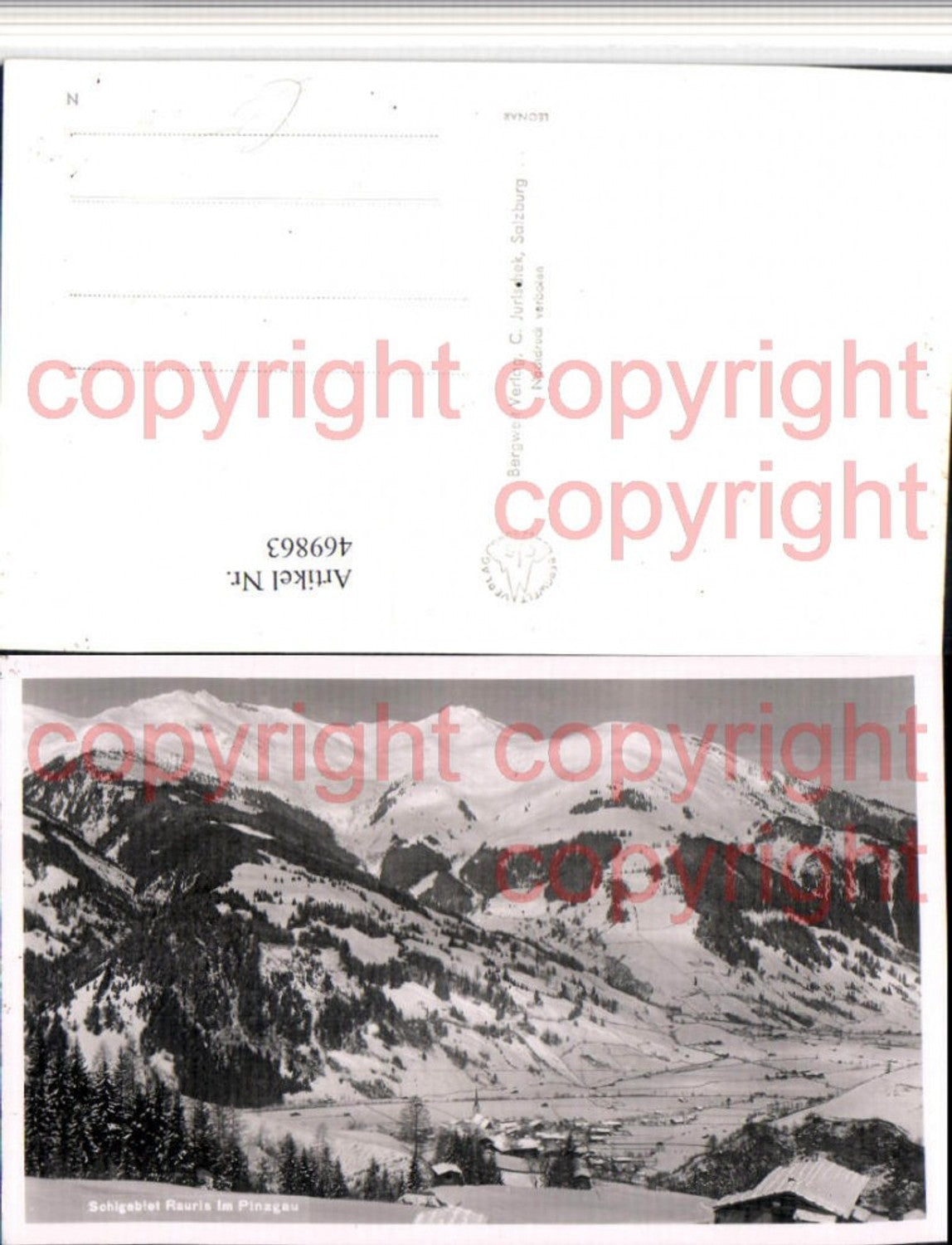 469863,Rauris im Pinzgau Totale Bergkulisse Winterbild