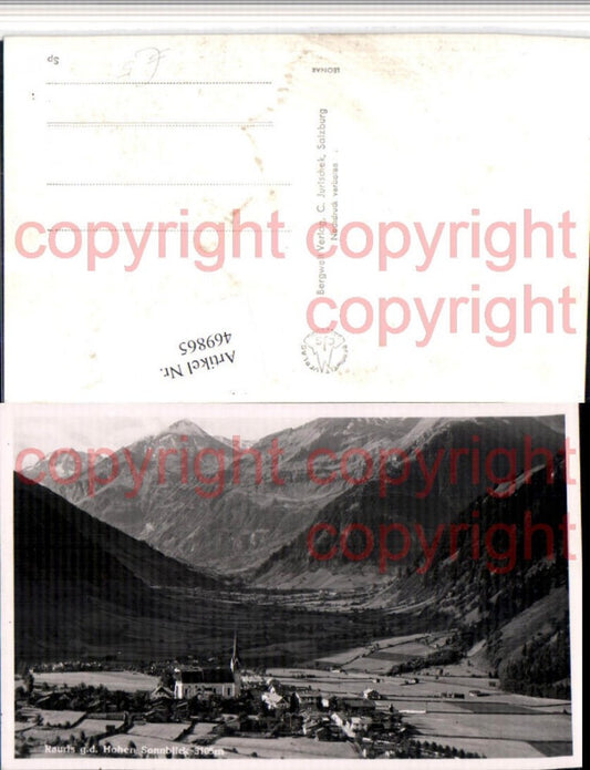 469865,Rauris Totale geg. Sonnblick Bergkulisse