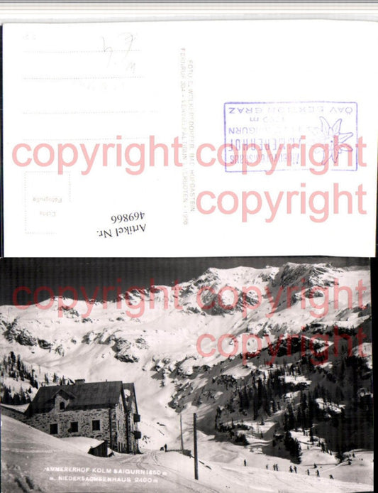 469866,Ammererhof Kolm Saigurn b. Rauris Bergkulisse Winterbild