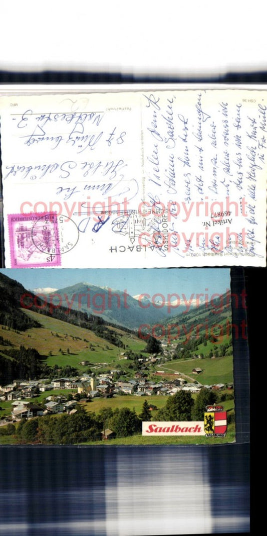 469877,Saalbach Totale m. Zwölferkogel Bergkulisse