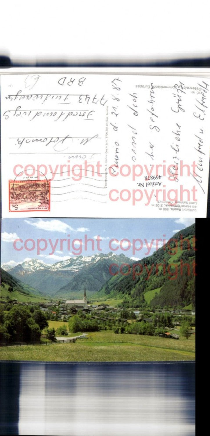 469878,Rauris Totale am Hohen Sonnblick Bergkulisse