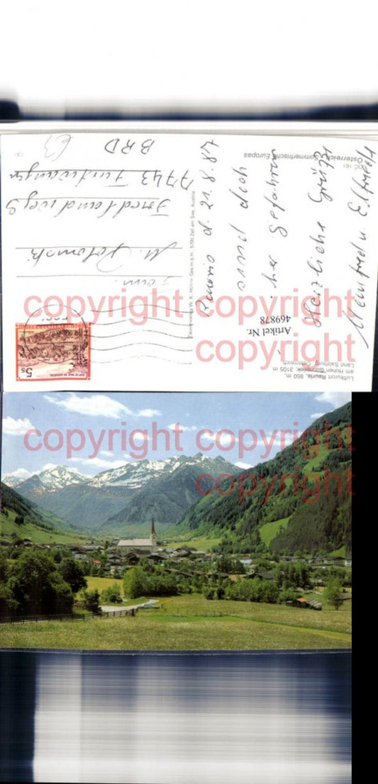 469878,Rauris Totale am Hohen Sonnblick Bergkulisse