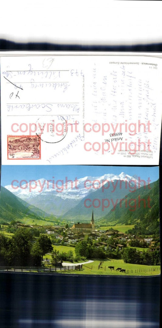 469883,Rauris am Hohen Sonnblick Totale Bergkulisse