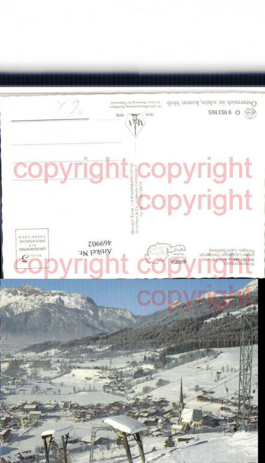 469902,Maria Alm Totale Bergkulisse Winterbild