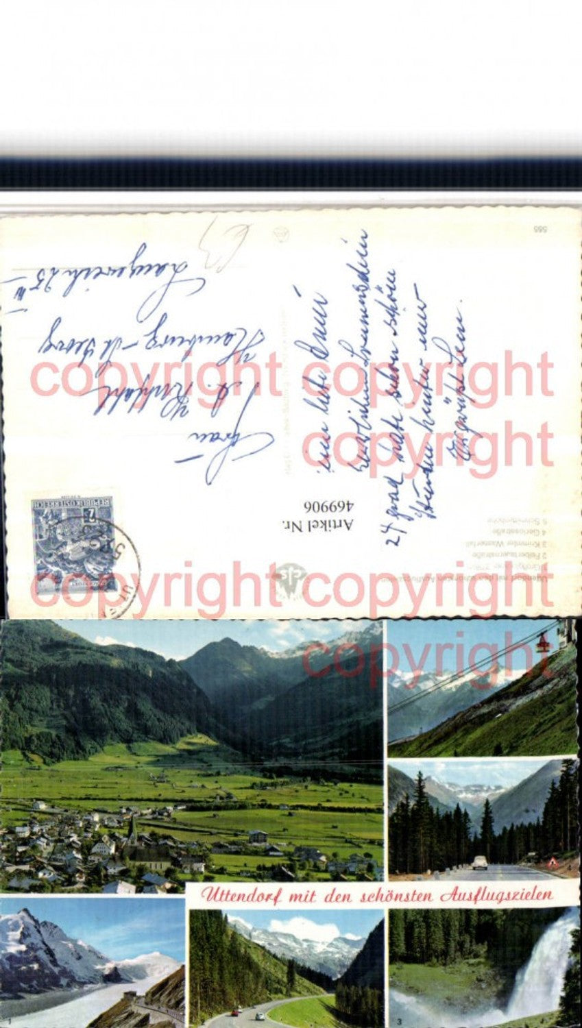 469906,Uttendorf Totale Seilbahn Wasserfall Mehrbildkarte