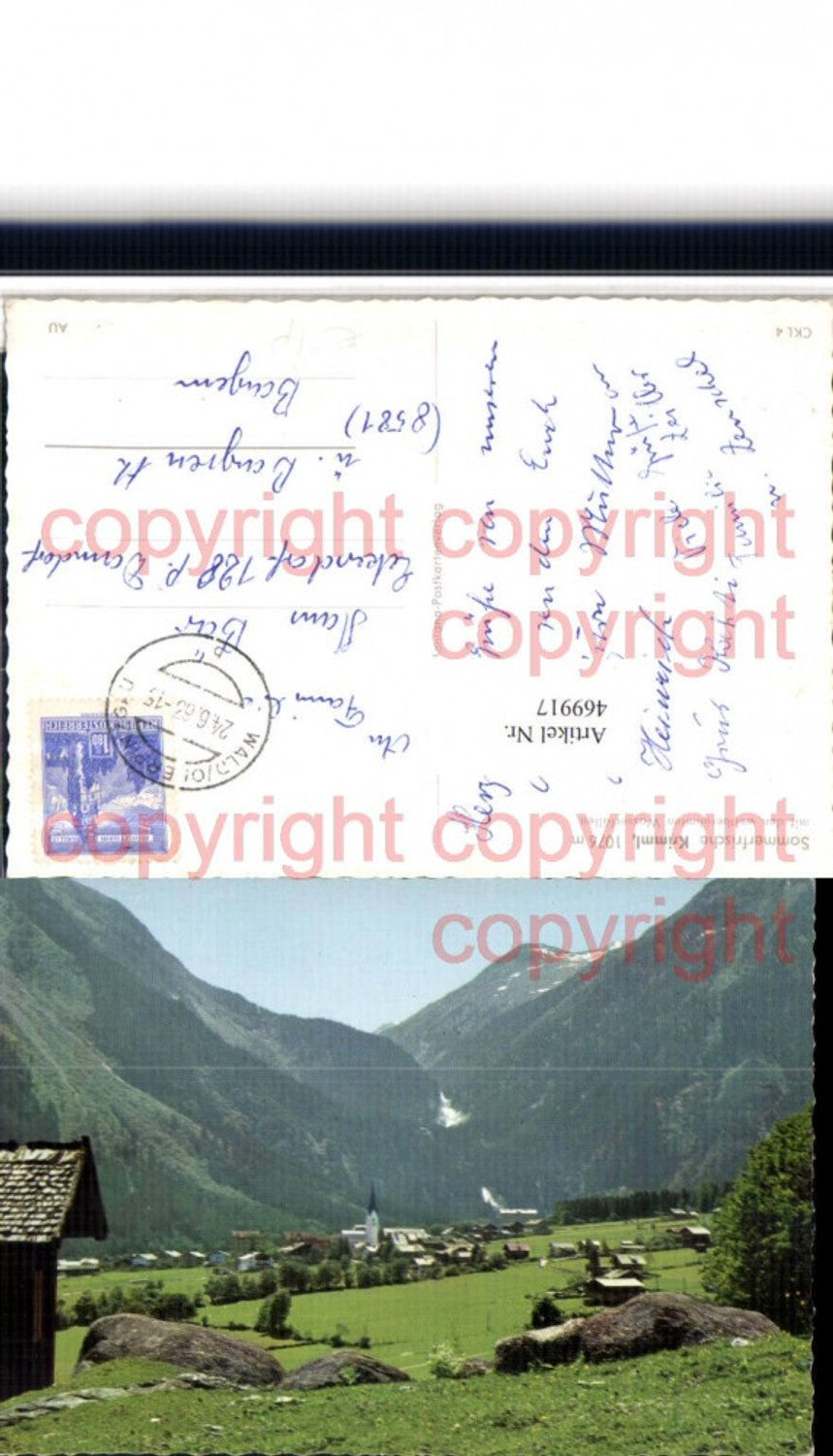 469917,Krimml Totale m. Wasserfälle Bergkulisse