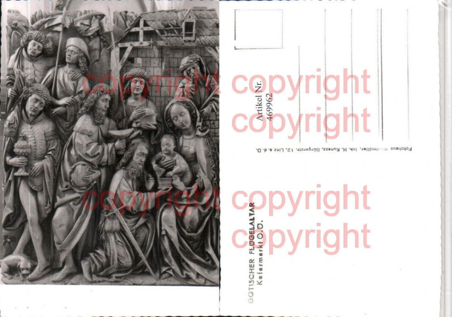 469962,Kefermarkt Kirche Gotischer Flügelaltar Detail