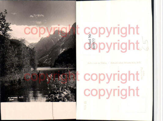 469977,Almsee See b. Grünau im Almtal Bergkulisse