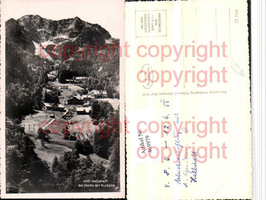 469979,Hallstatt Salzberg m. Plassen Bergkulisse