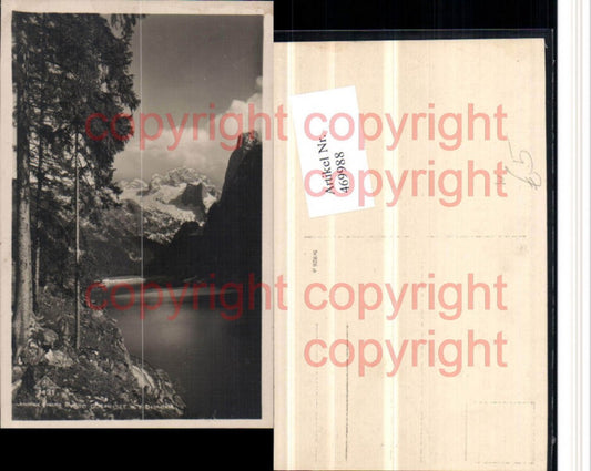 469988,Vorderer Gosausee See b. Gosau m. Dachstein Bergkulisse