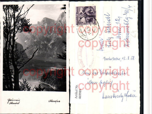 469989,Grünau im Almtal Almsee See Bergkulisse