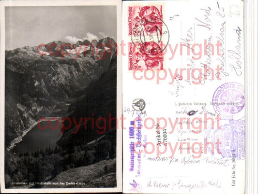 470004,Gosausee See b. Gosau m. Dachstein v. Zwieselalm Bergkulisse