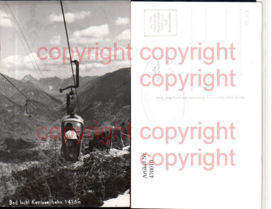 470010,Bad Ischl Katrinseilbahn Seilbahn Bergkulisse