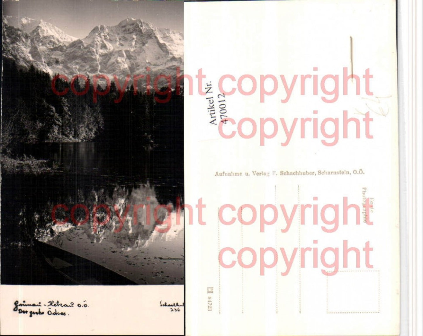 470012,Grünau Hetzau Ödsee See Bergkulisse pub Schachhuber 236