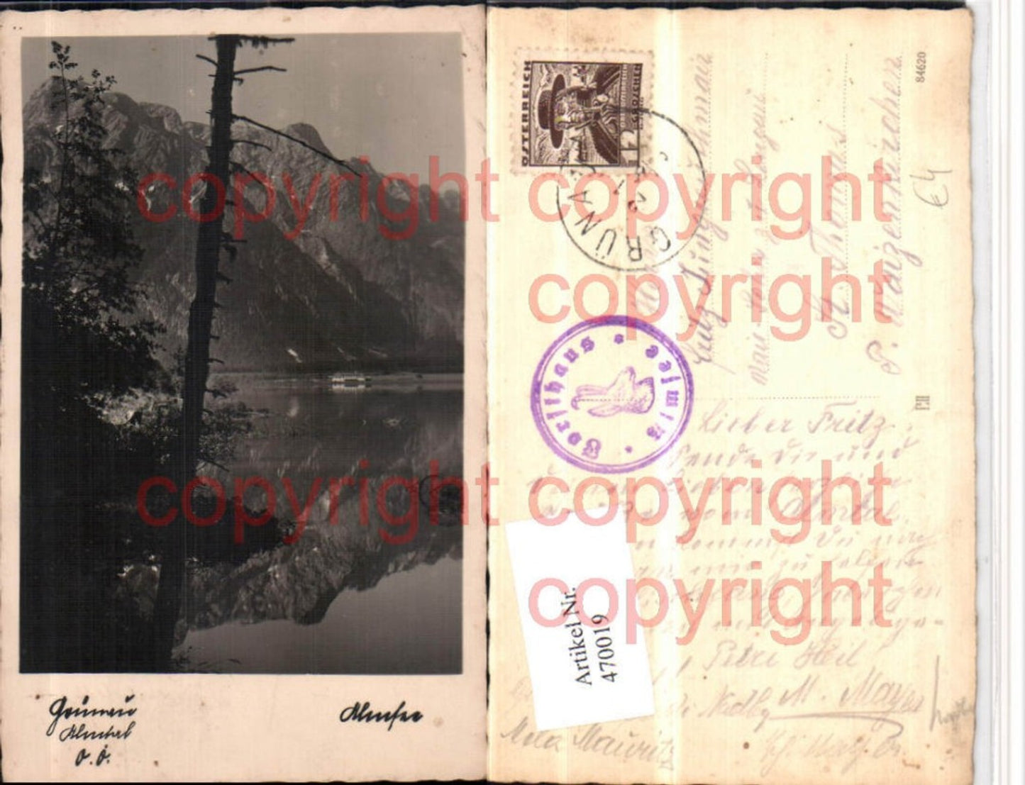 470019,Grünau im Almtal Almsee See Bergkulisse