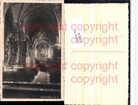 470020,St. Wolfgang Kirche Innenansicht pub Sepp Gastberger