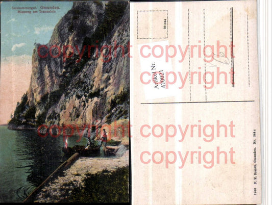 470021,Gmunden Miesweg am Traunstein pub F. E. Brandt 344c