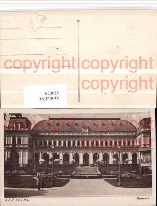 470029,Bad Ischl Kurhaus Gebäude