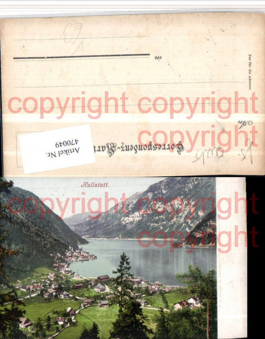 470049,Hallstatt Totale pub F. E. Brandt 484