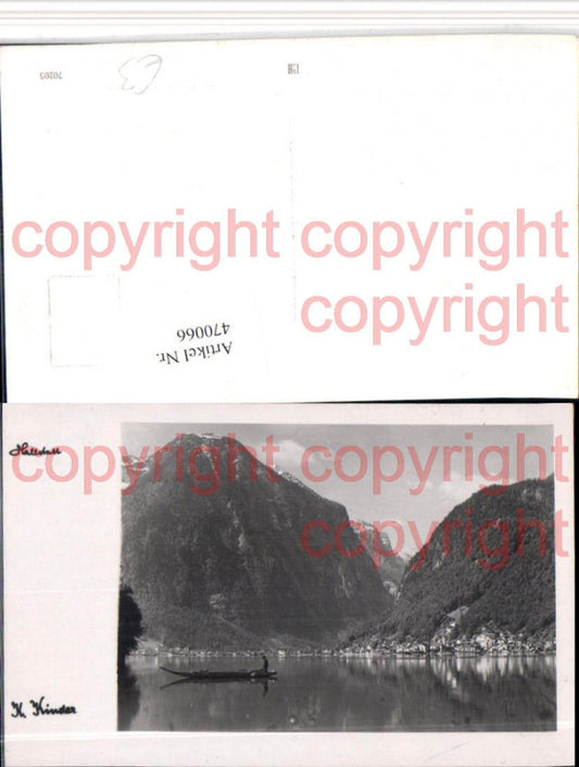 470066,Hallstatt am See Totale Bergkulisse Zille