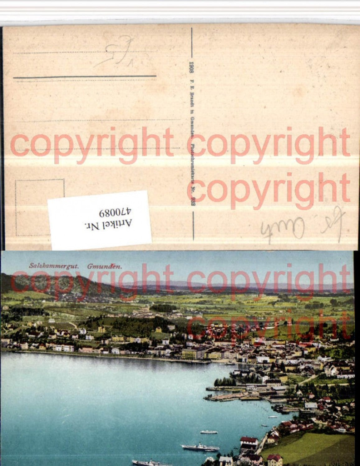 470089,Gmunden Totale pub F.E. Brandt 932