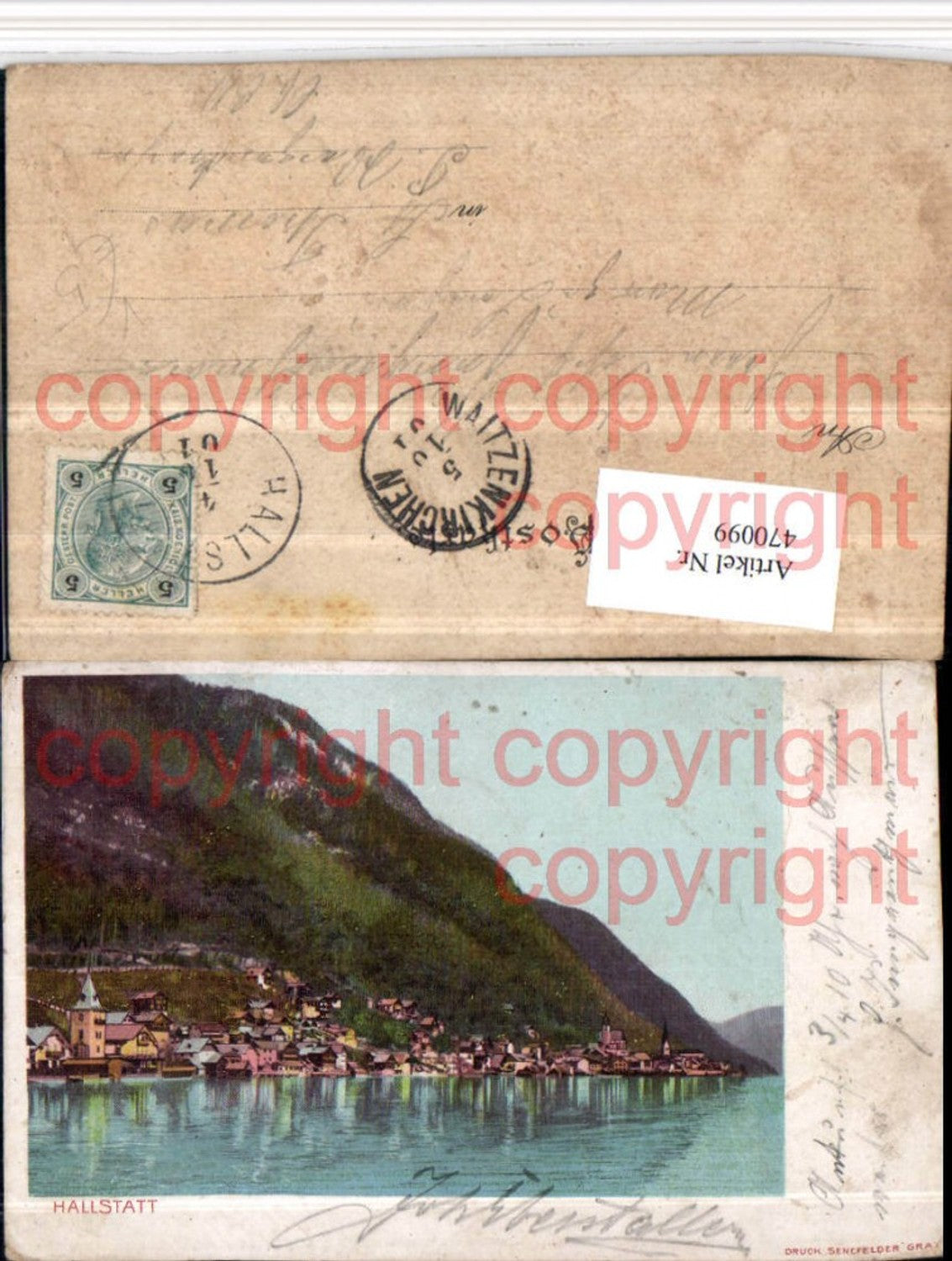 470099,Hallstatt am See Totale pub Senefelder Graz