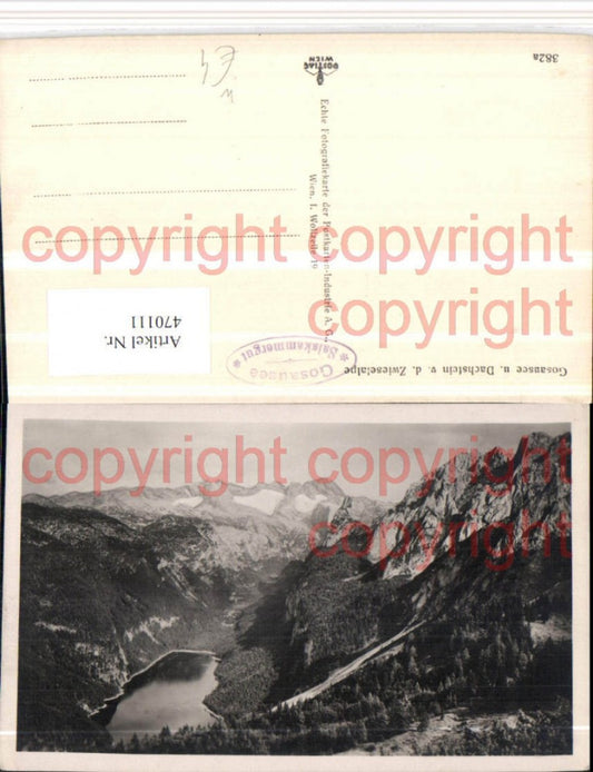 470111,Gosausee See b. Gosau m. Dachstein Bergkulisse