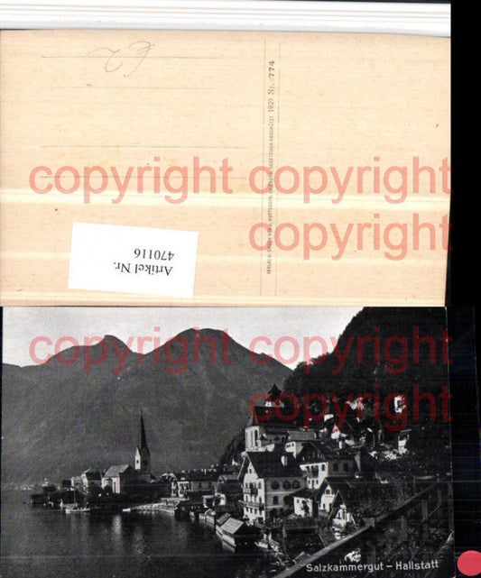 470116,Hallstatt am See Teilansicht Kirchen