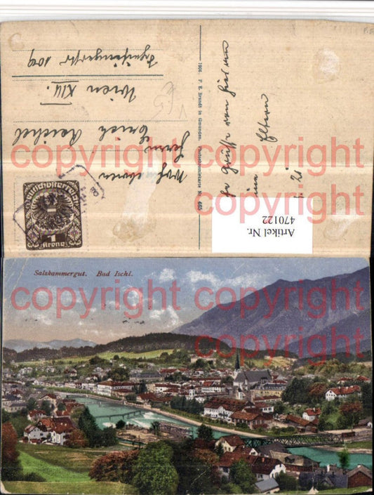 470122,Bad Ischl Totale pub F. E. Brandt 465