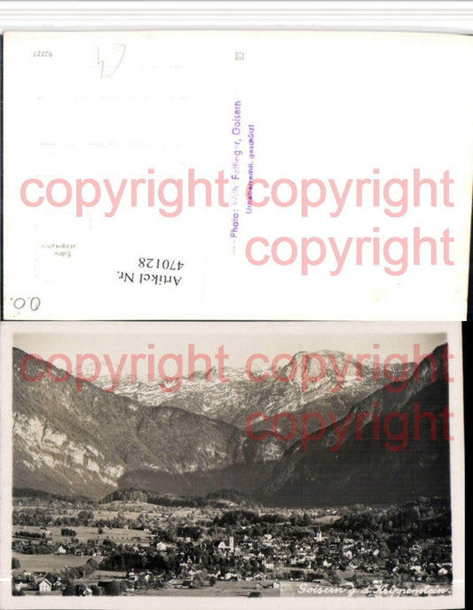 470128,Goisern Totale geg. Krippenstein Bergkulisse