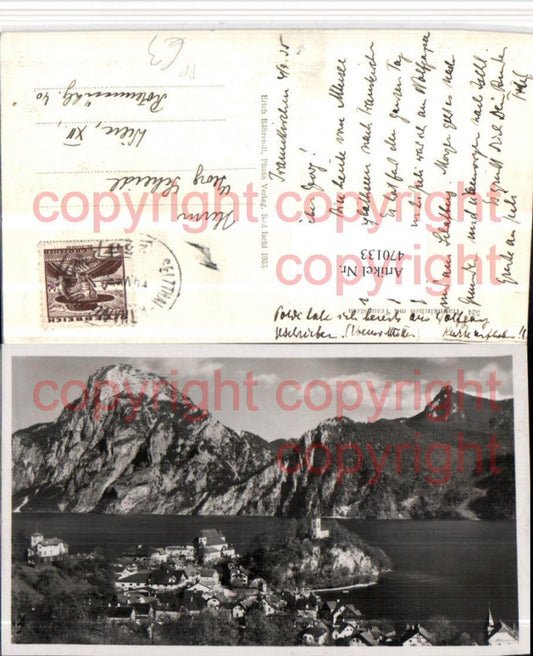 470133,Traunkirchen Totale m. Traunstein Bahnpost Zug 265 Selzthal – Attnang