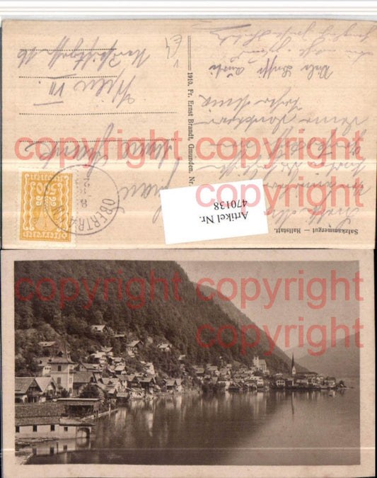 470138,Hallstatt am See Totale pub F.E. Brandt 077