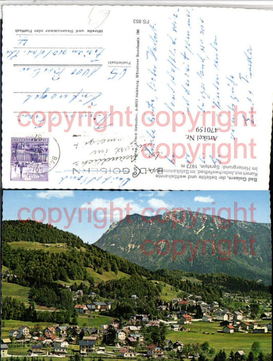 470159,Bad Goisern Teilansicht m. Sarstein Bergkulisse