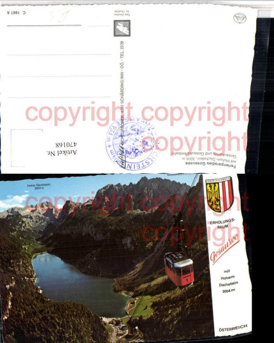 470168,Gosausee See b. Gosau m. Dachstein Bergkulisse Seilbahn