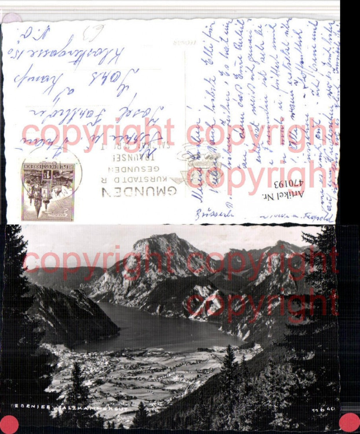 470193,Ebensee Totale Bergkulisse