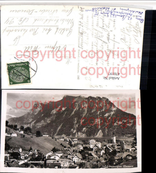 470197,Ebensee Totale Bergkulisse