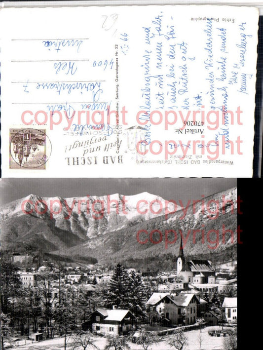 470206,Bad Ischl Teilansicht m. Ziemmnitz Bergkulisse Winterbild pub Cosy 274