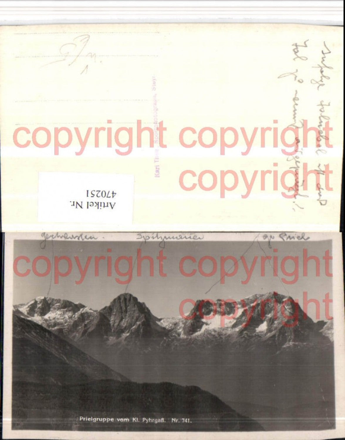 470251,Prielgruppe v. Kleinen Pyhrgas b. Spital Bergkulisse pub Foto Karl Them