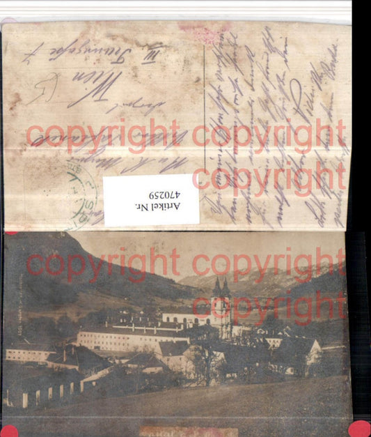 470259,Spital am Pyhrn Teilansicht Kirche Bergkulisse