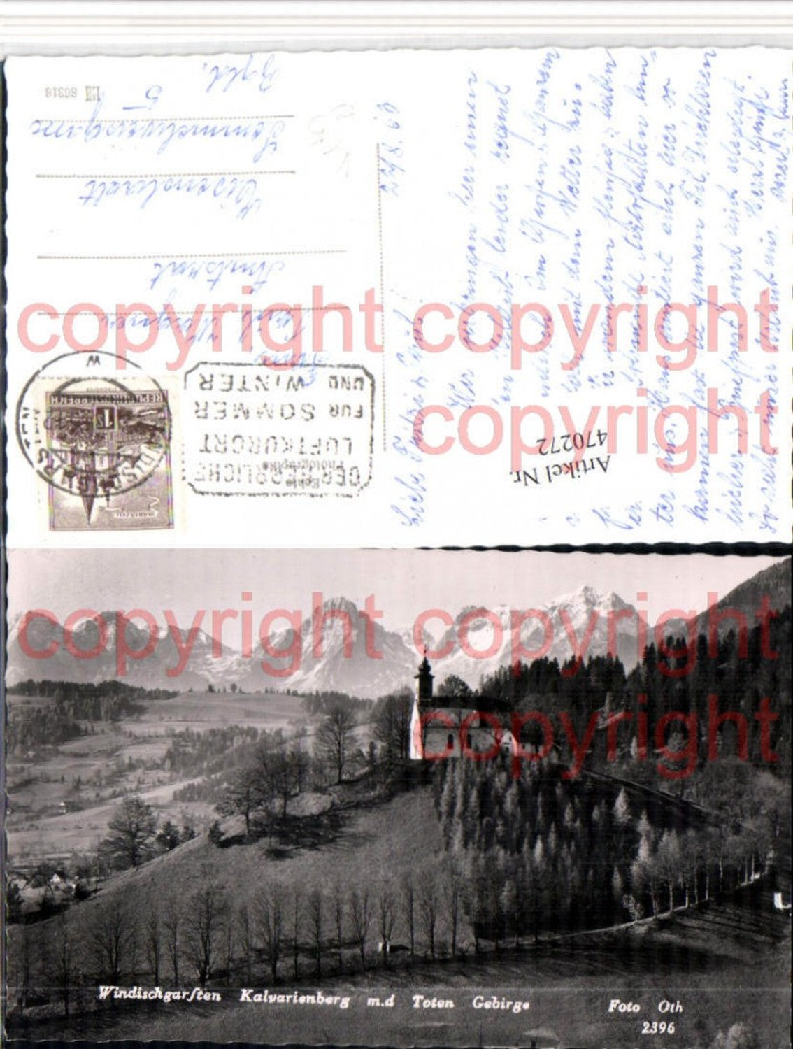 470272,Windischgarsten Kalvarienberg Kirche Bergkulisse pub Foto Oth 2396