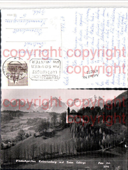 470272,Windischgarsten Kalvarienberg Kirche Bergkulisse pub Foto Oth 2396