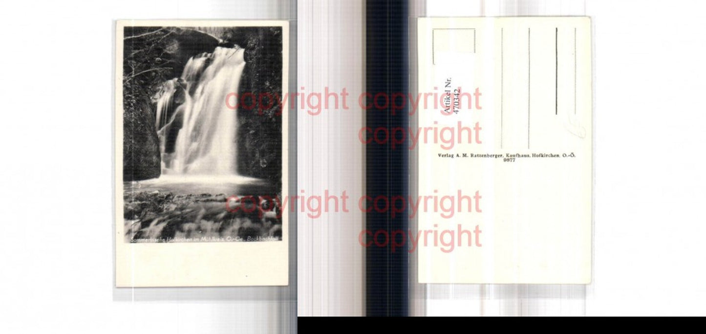 470342, Hofkirchen im Mühlkreis Bockbachfall Waterfall