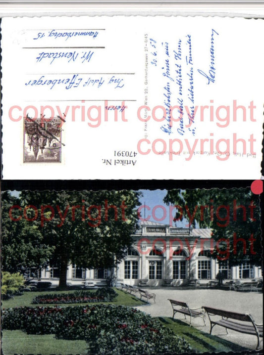 470391,Bad Hall Kurpark m. Trinkhalle